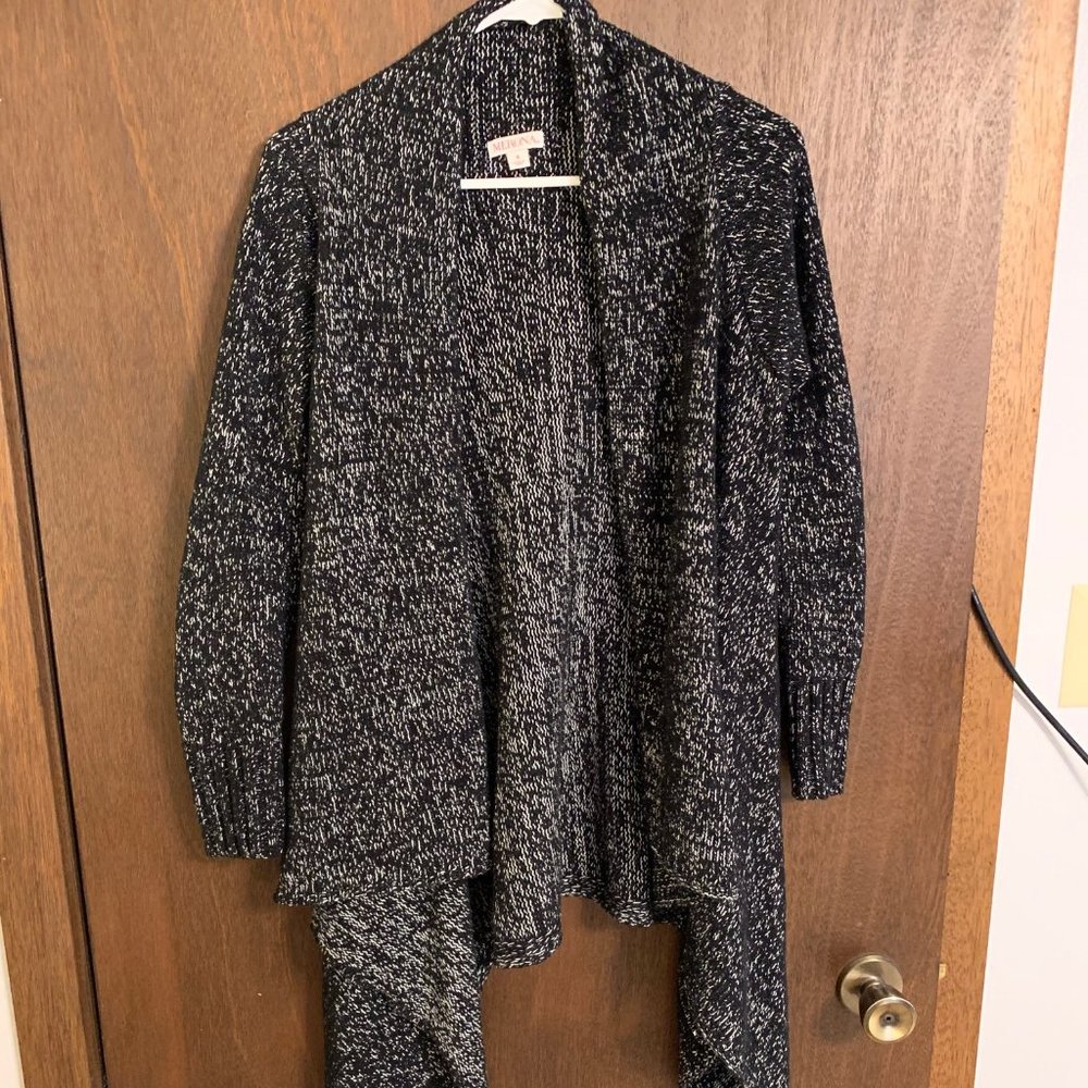 Black Speckled Cardigan